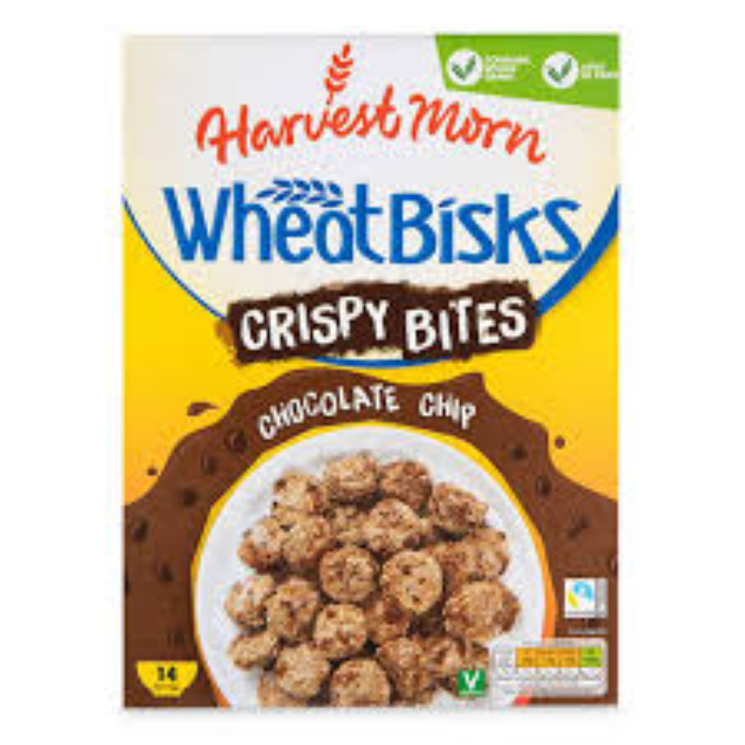 HARVEST MORN WHEATBISKS CRISPY BITE CHOC 530G